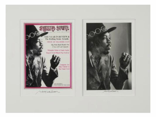 Jimi Hendrix Fine Art Print - Signed by Photographer - Baron Wolman