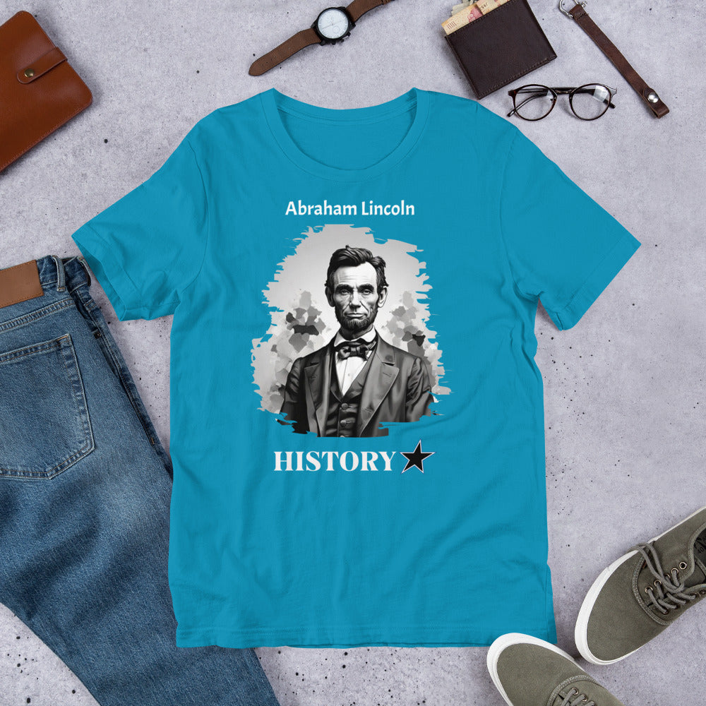 Abraham Lincoln - History Star - Unisex t-shirt