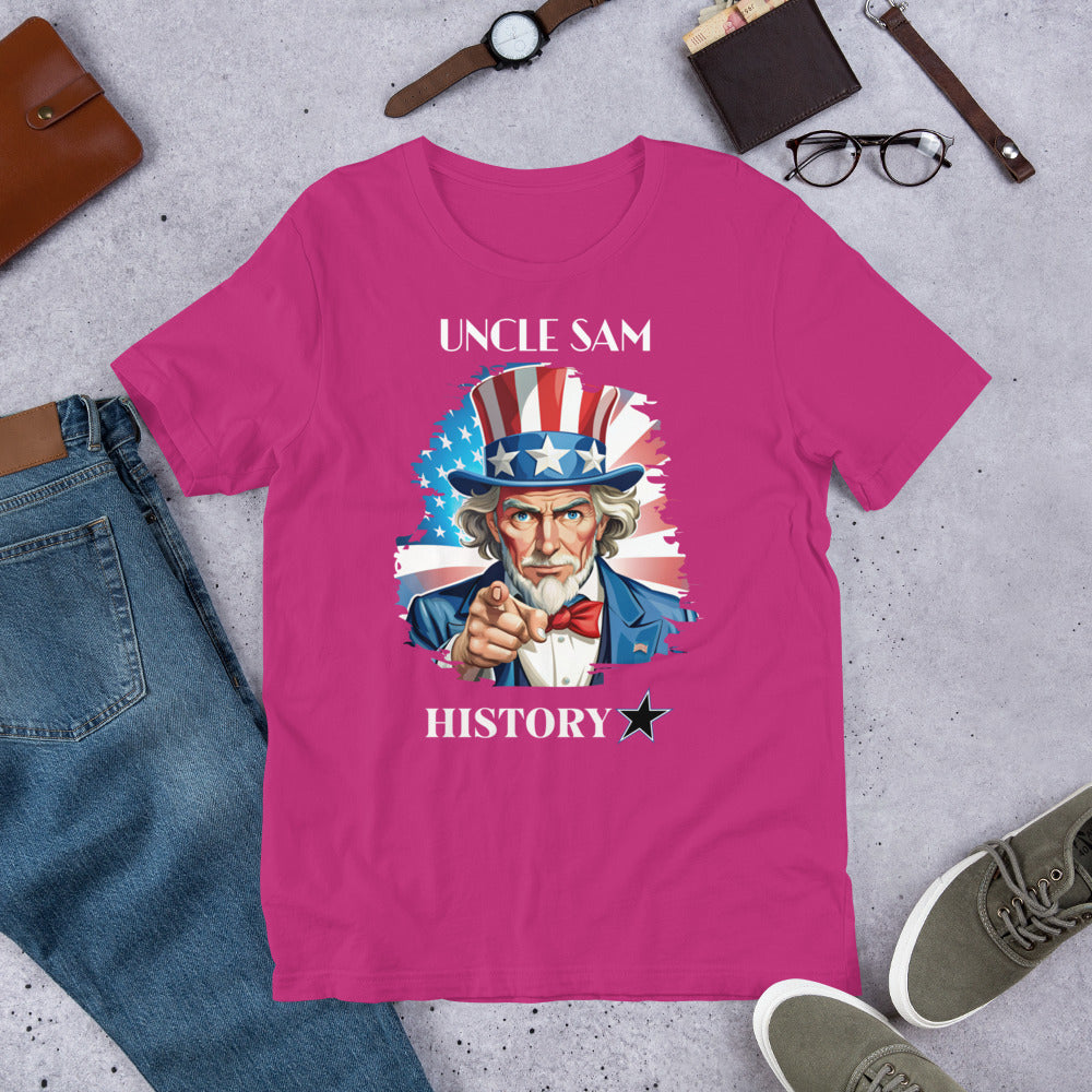 UNCLE SAM - HISTORY STAR - Unisex t-shirt