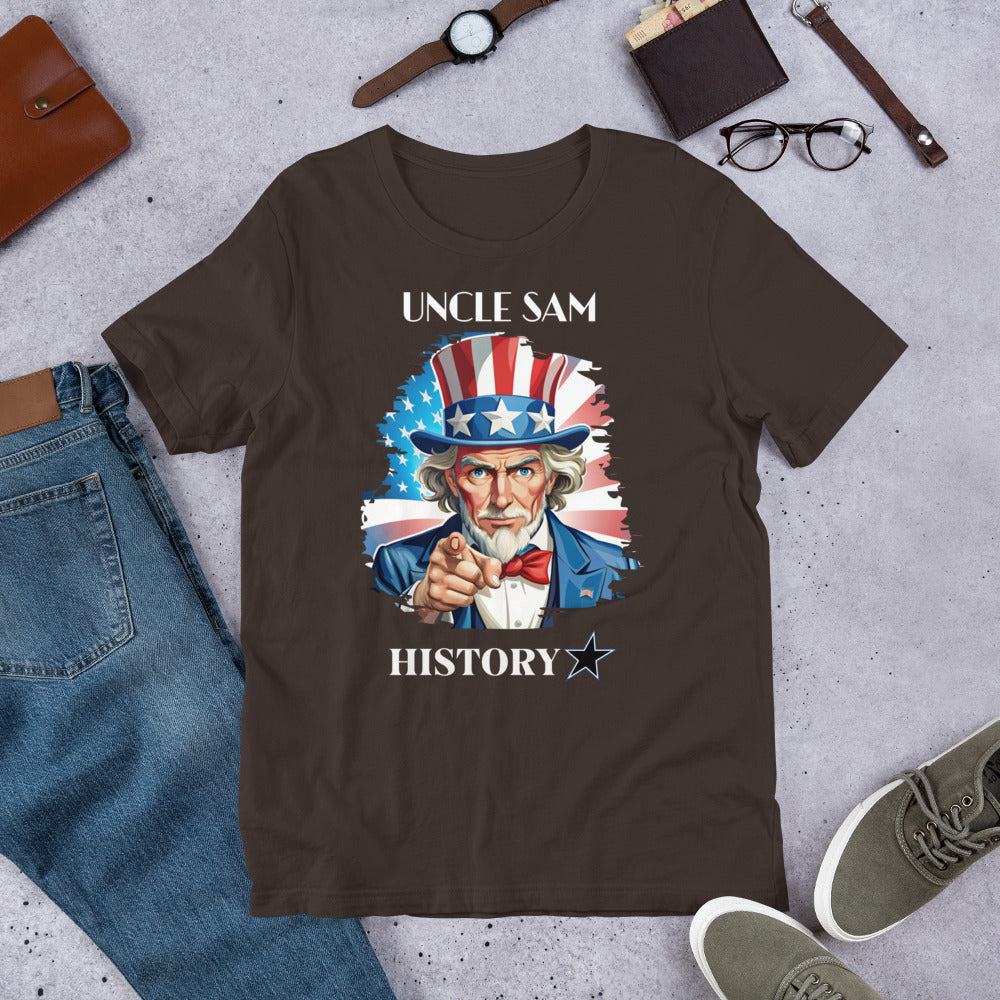 UNCLE SAM - HISTORY STAR - Unisex t-shirt