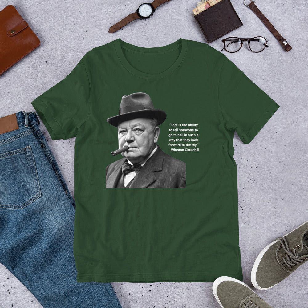 Winston Churchill - Tact - Unisex t-shirt