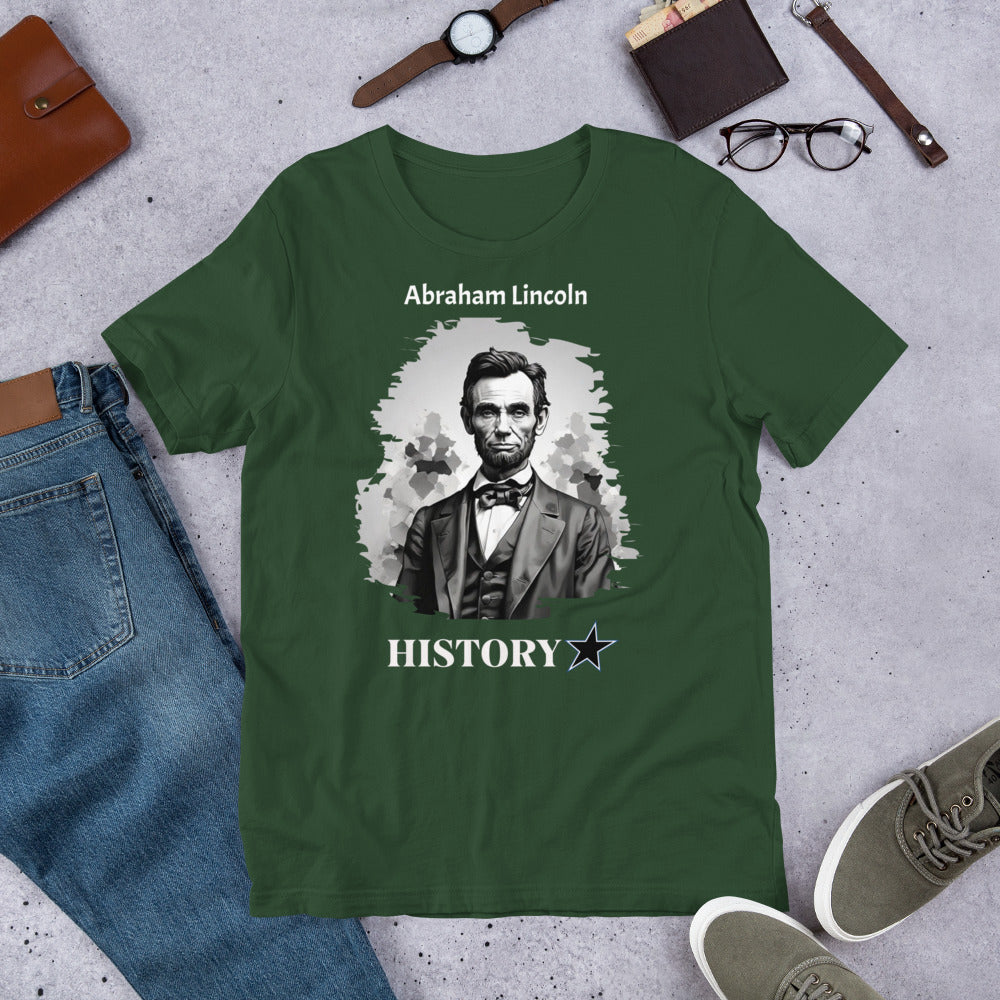 Abraham Lincoln - History Star - Unisex t-shirt