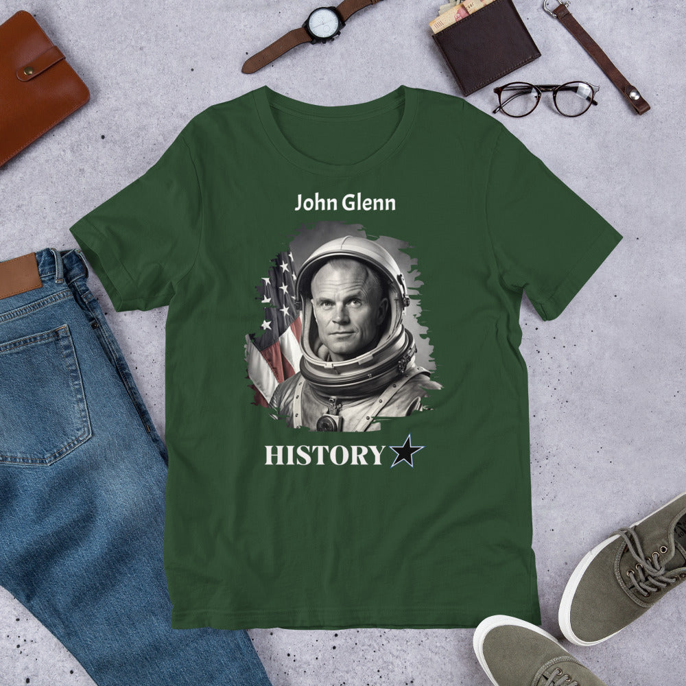 John Glenn - History Star - Unisex t-shirt