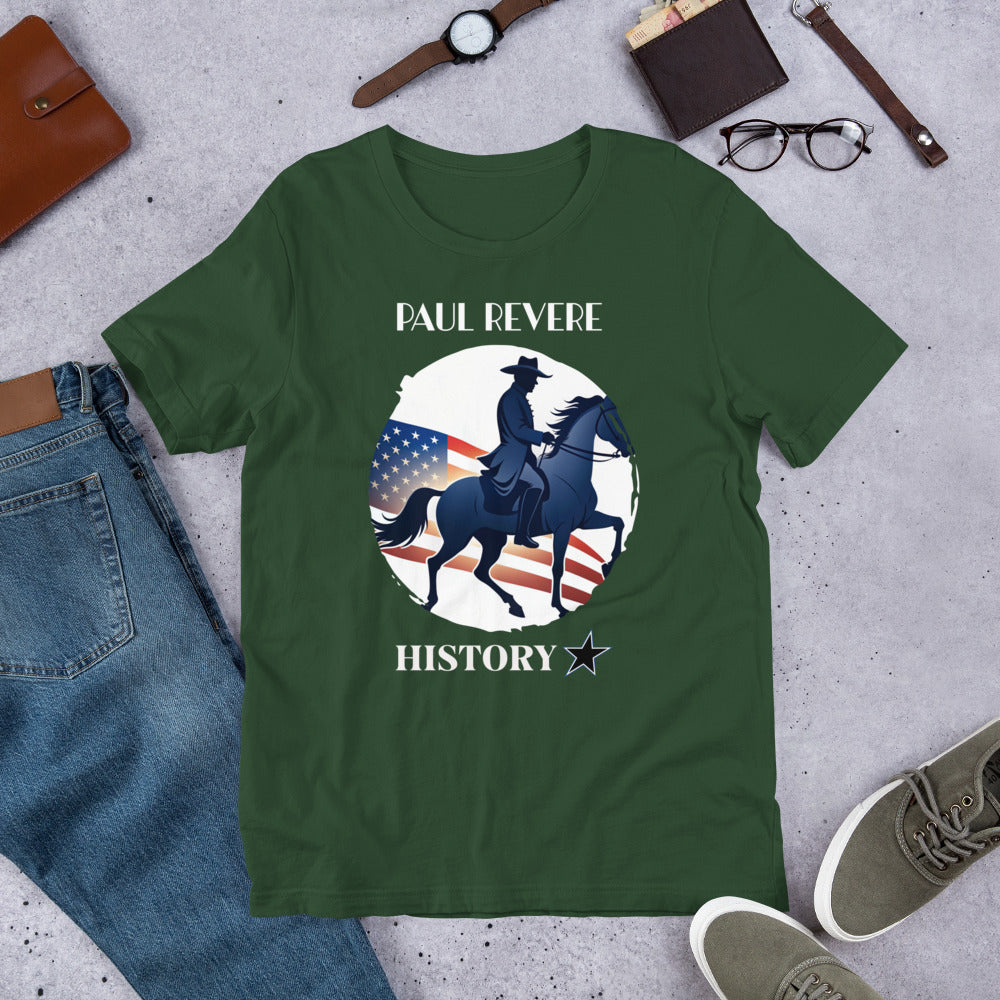 Paul Revere - History Star - Unisex t-shirt