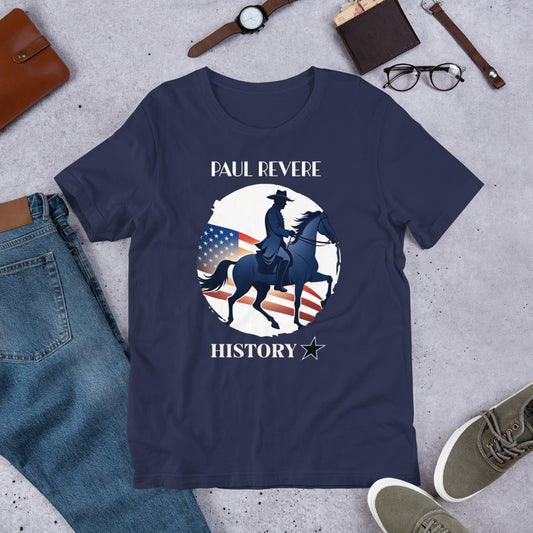 Paul Revere - History Star - Unisex t-shirt