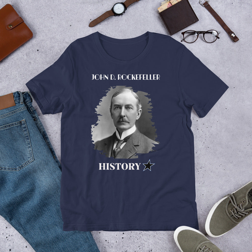 John D. Rockefeller - History Star - Unisex t-shirt