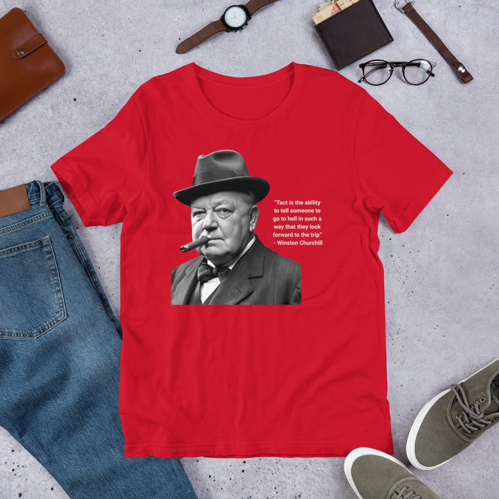 Winston Churchill - Tact - Unisex t-shirt