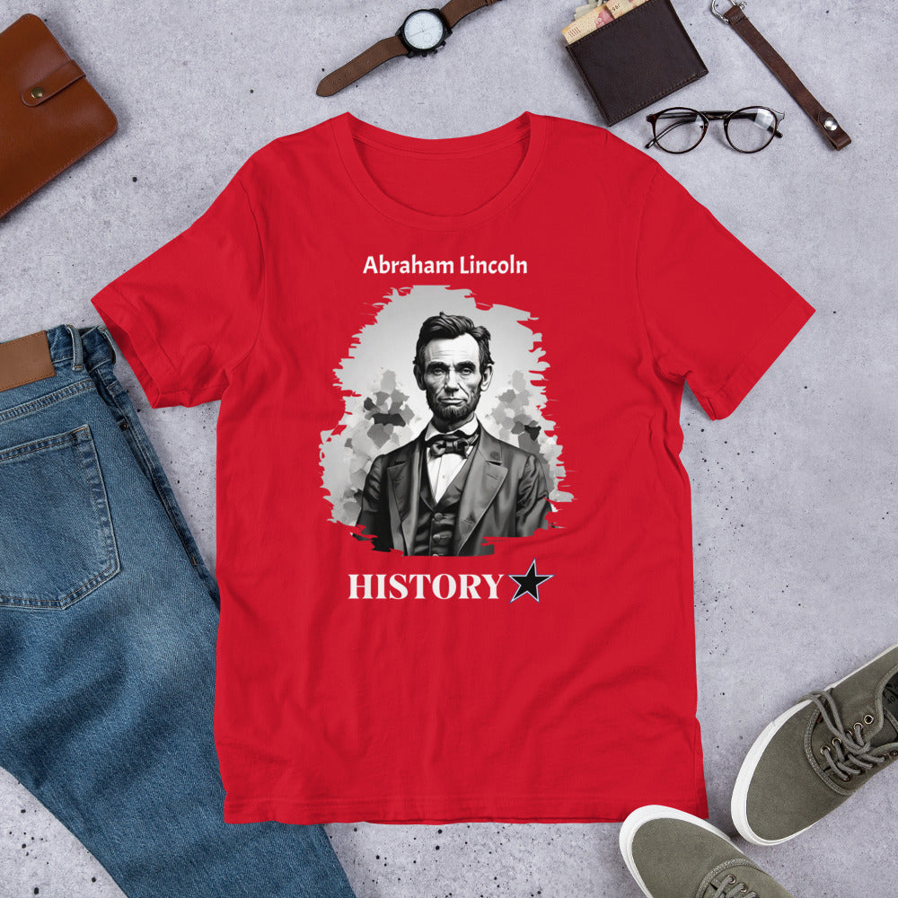 Abraham Lincoln - History Star - Unisex t-shirt