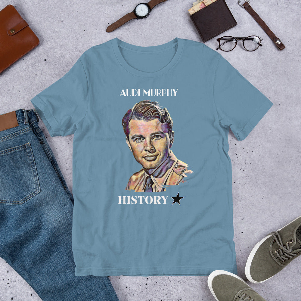 Audi Murphy - History Star - Unisex t-shirt