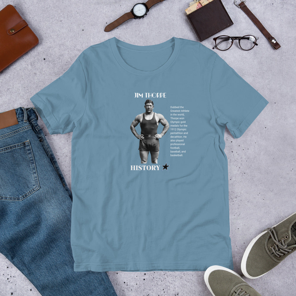 JIM THORPE - HISTORY STAR - Unisex t-shirt