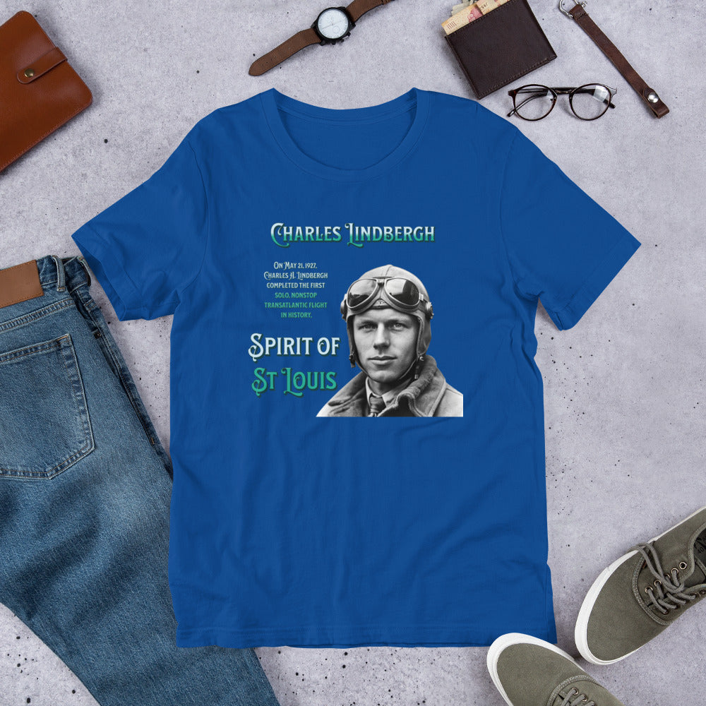 Charles Lindbergh - Spirit of St Louis -Unisex t-shirt