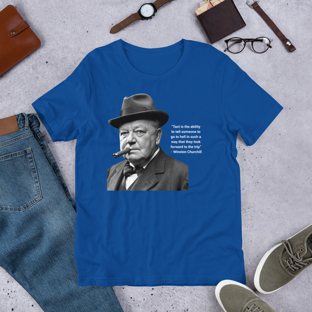 Winston Churchill - Tact - Unisex t-shirt