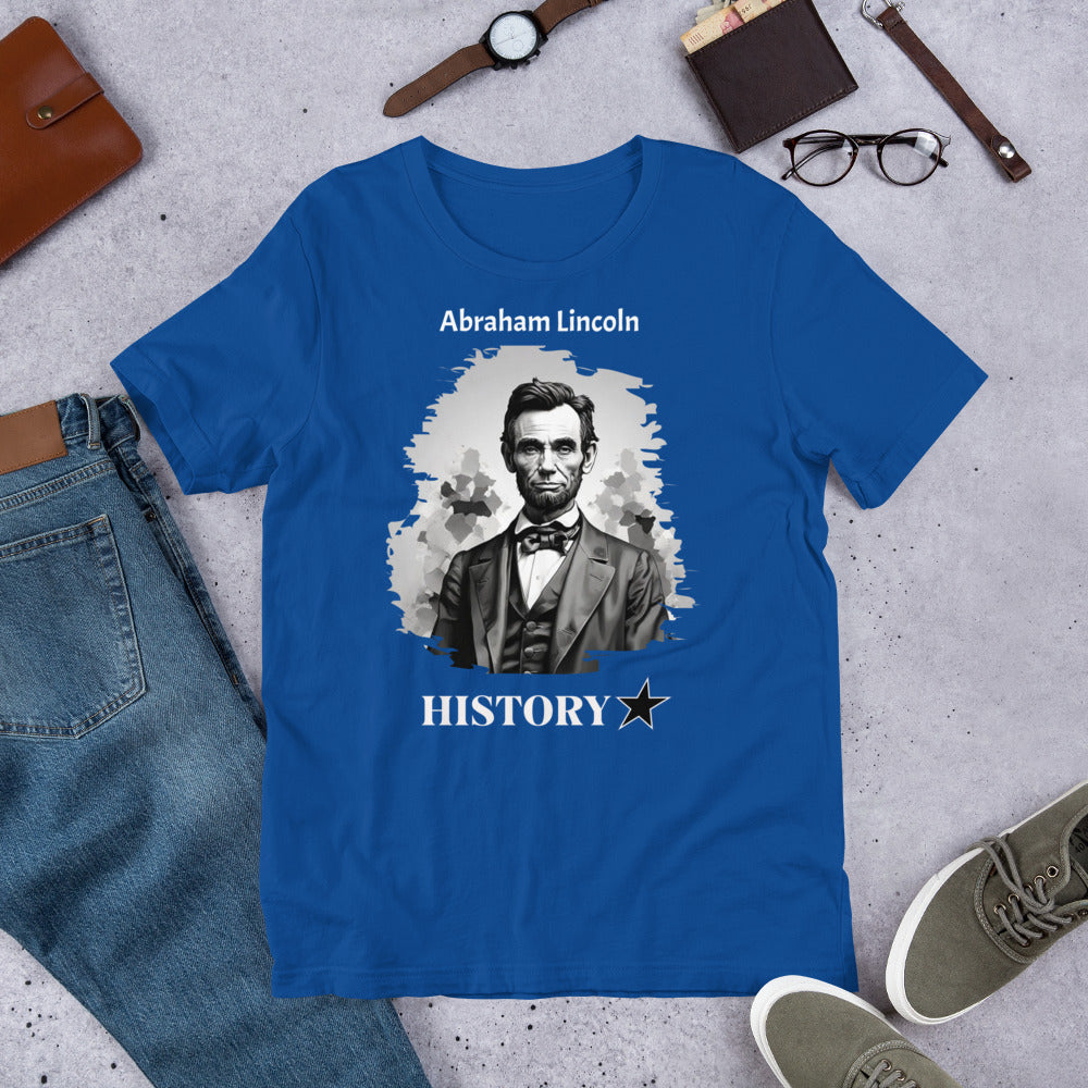 Abraham Lincoln - History Star - Unisex t-shirt