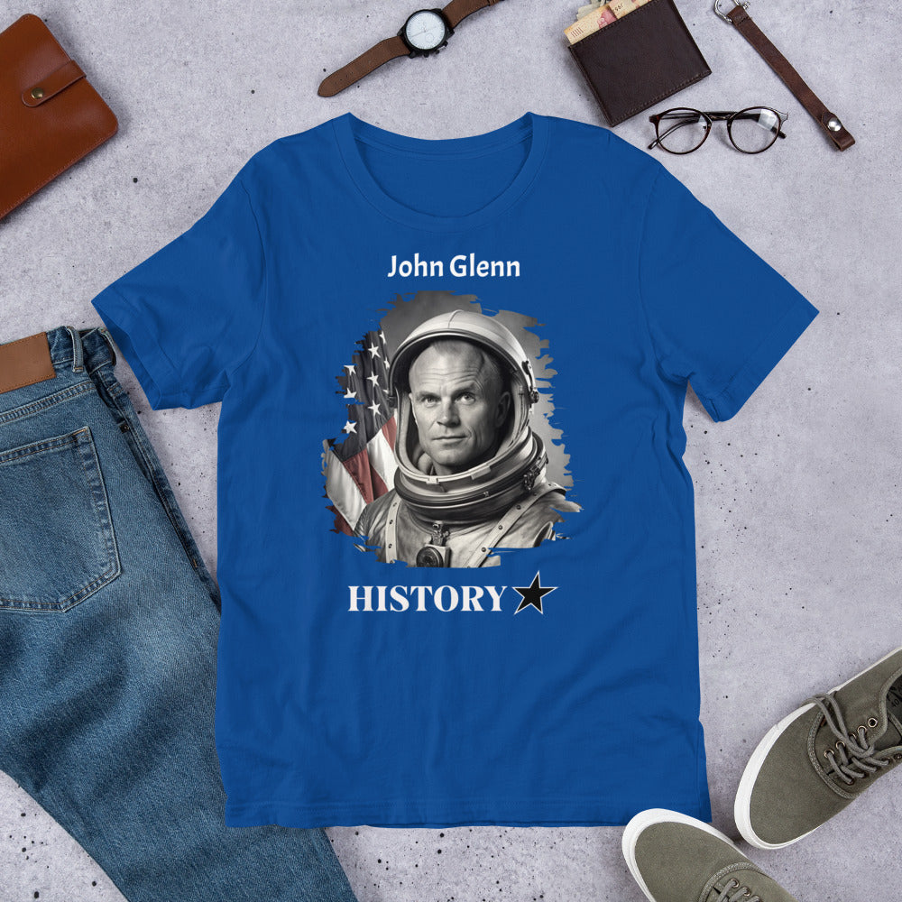 John Glenn - History Star - Unisex t-shirt