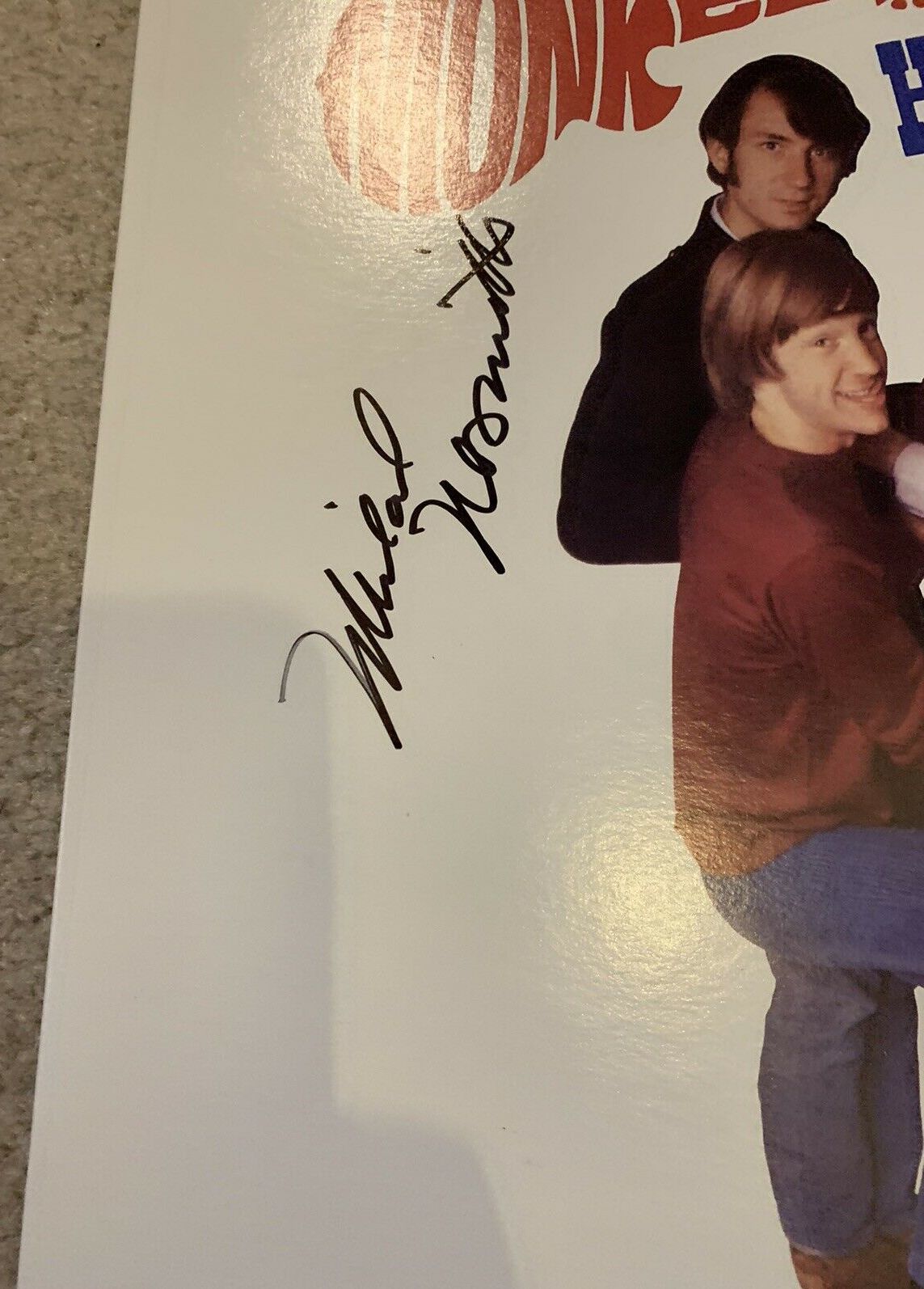 MICHAEL NESMITH Signed Autographed "Headquarters" THE MONKEES Vinyl JSA